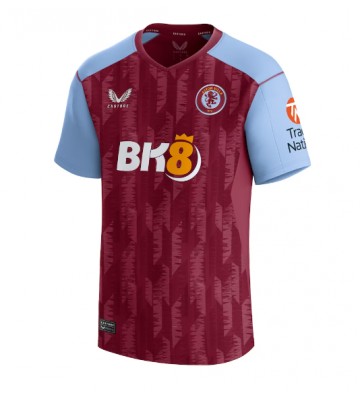 Lacne Muži Futbalové dres Aston Villa 2023-24 Krátky Rukáv - Domáci